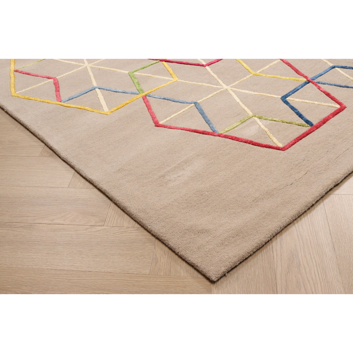 שטיח עבודת יד אקסגון