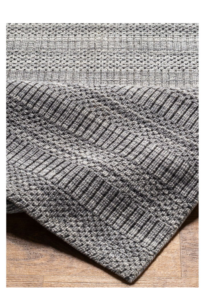 שטיח היקורי 03 אפור כהה