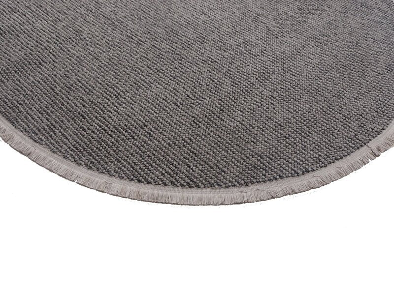 שטיח סקאי 02 אפור כהה עגול