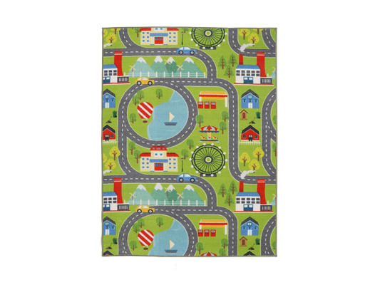 שטיח ילדים  דגם כבישים 01