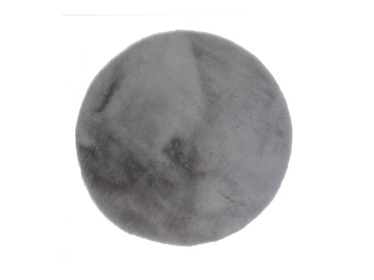 שטיח ראביט דגם 03 אפור בהיר עגול