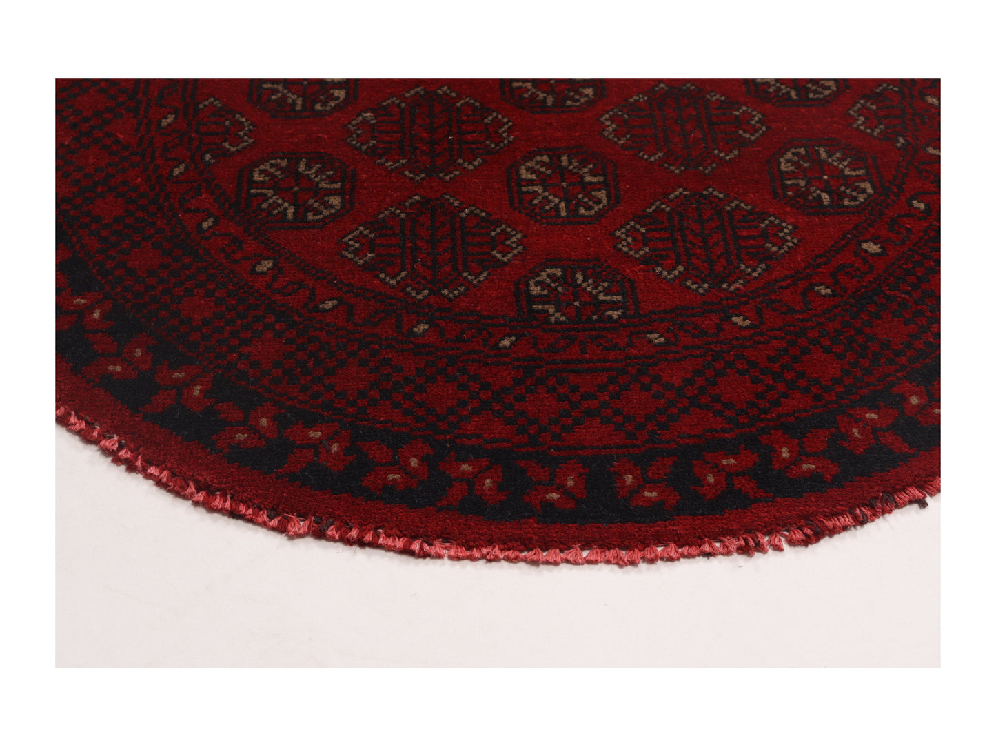 אפגני עגול אדום 1.00