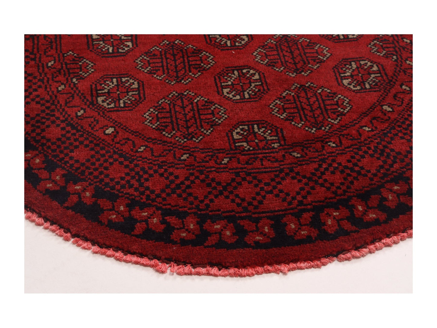 אפגני עגול אדום 1.00