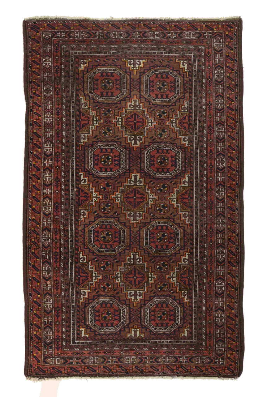 אפגני עתיק צמר 2.09 מ