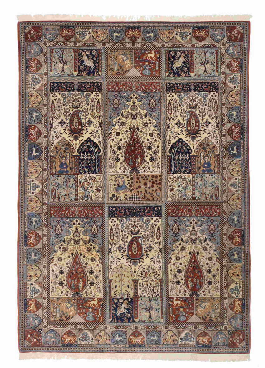 איספאהן צמר בסיס משי 4.38 מ