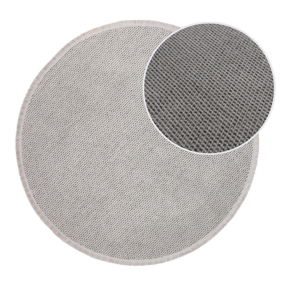 שטיח סקאי 01 אפור בהיר עגול