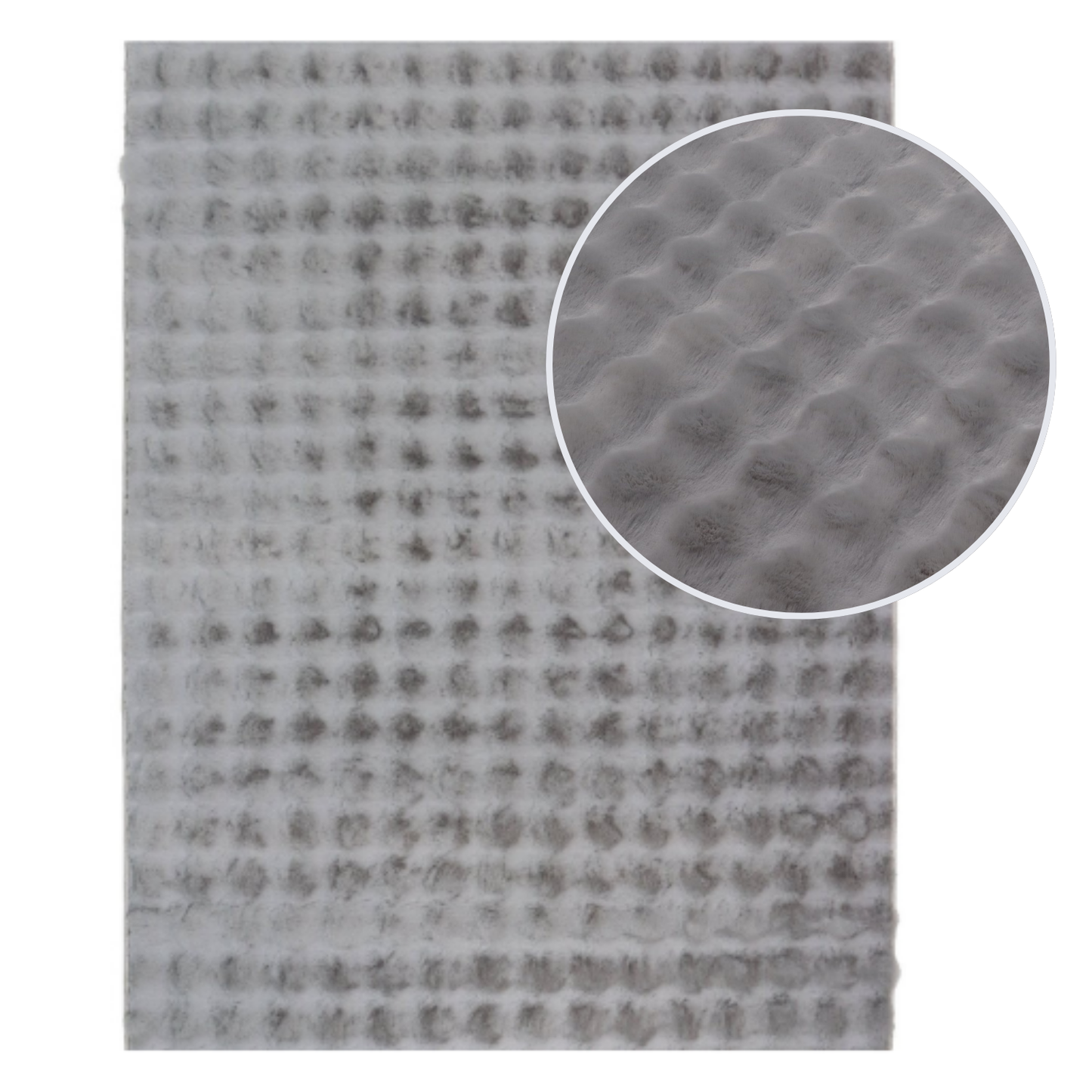 שטיח ראביט דגם באבל 03 אפור בהיר