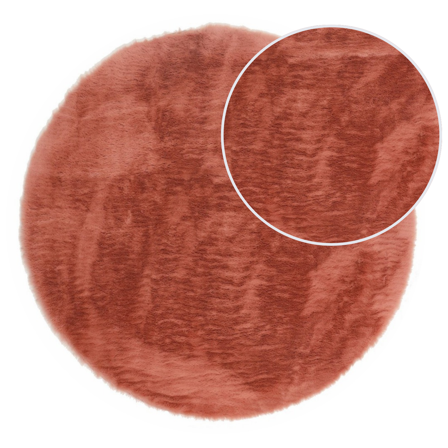 שטיח ראביט דגם 04 סלמון עגול