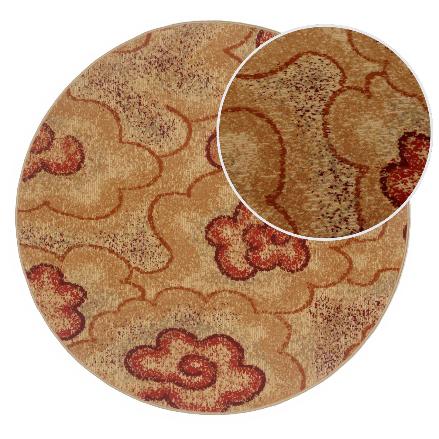 שטיח ניו הרמס דגם 13 בצבע אדום-חרדל