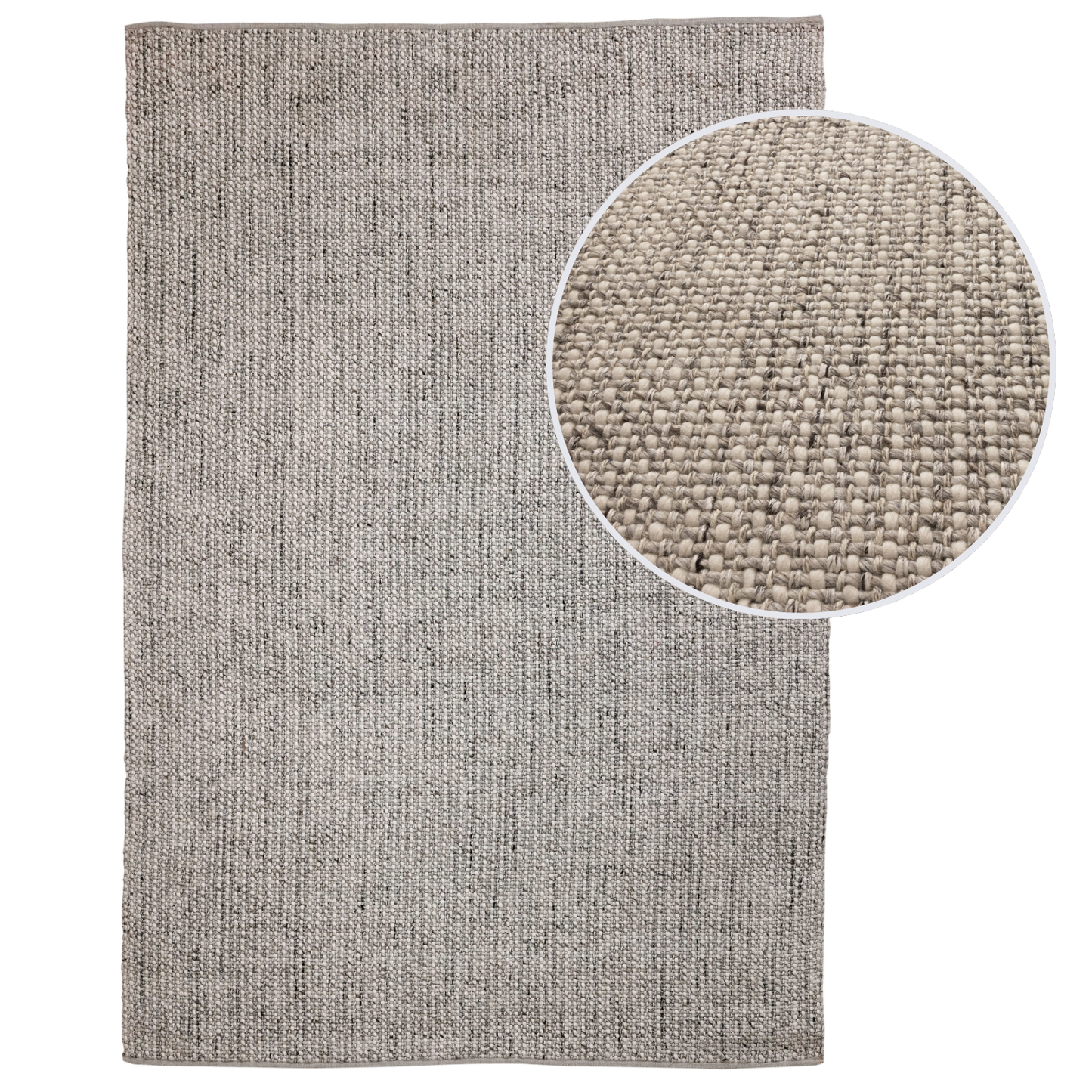 שטיח עבודת יד דגם RGINA אפור שנהב