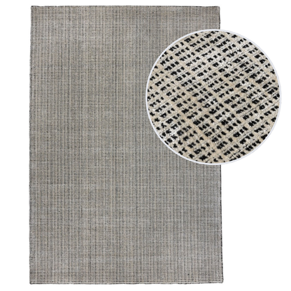 שטיח 04 SILKON  שחור שנהב