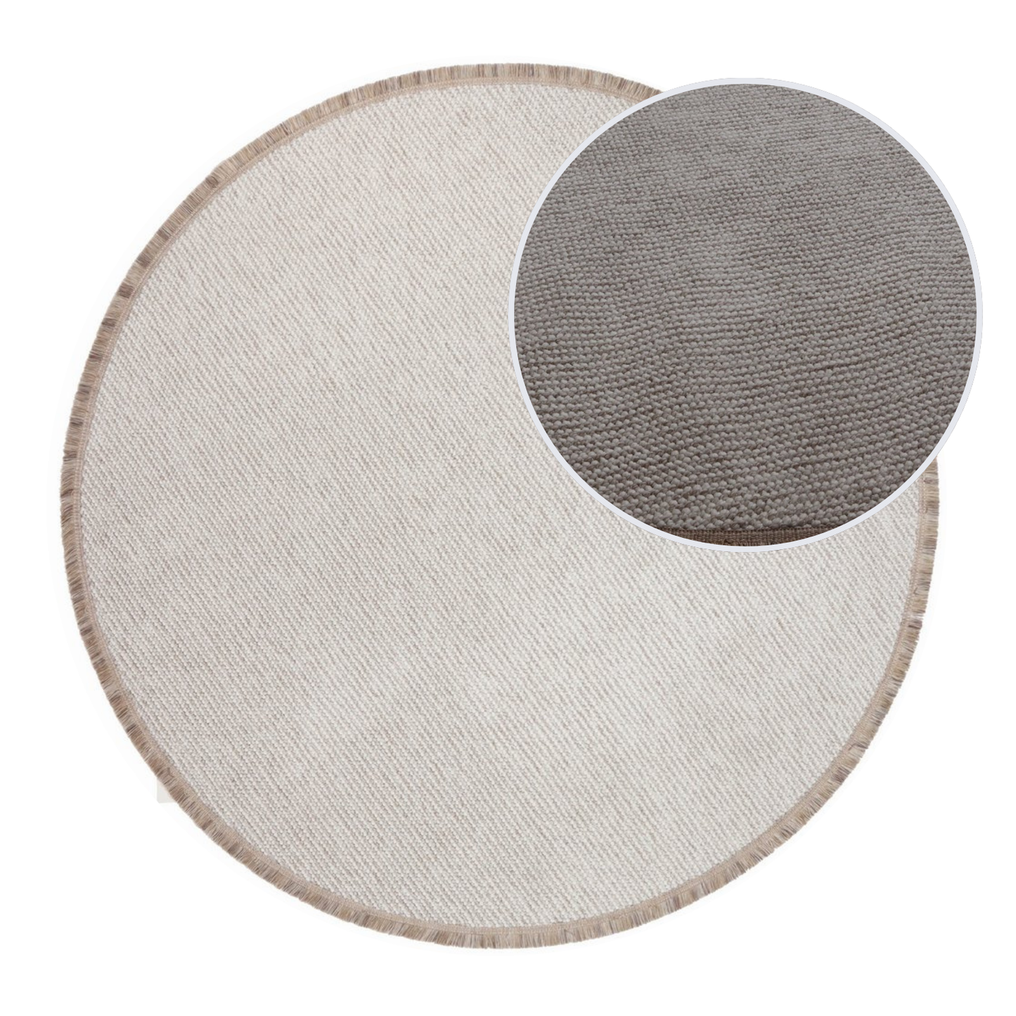 שטיח סקאי  03 בז' עגול