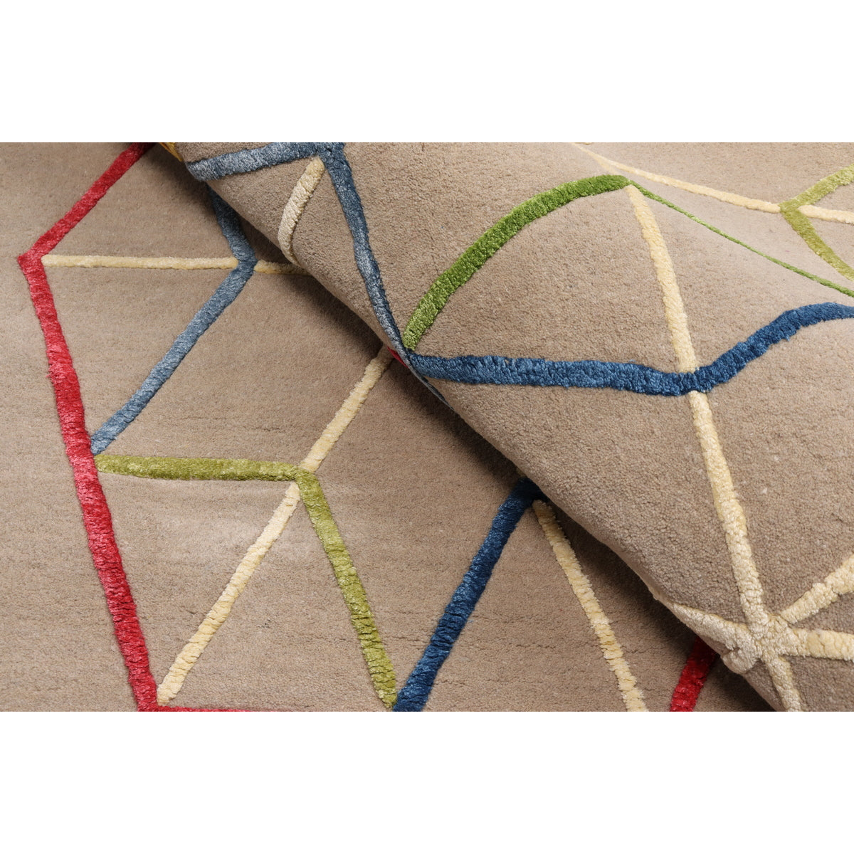 שטיח עבודת יד אקסגון