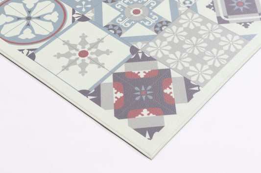 שטיח למטבח אריח כחול