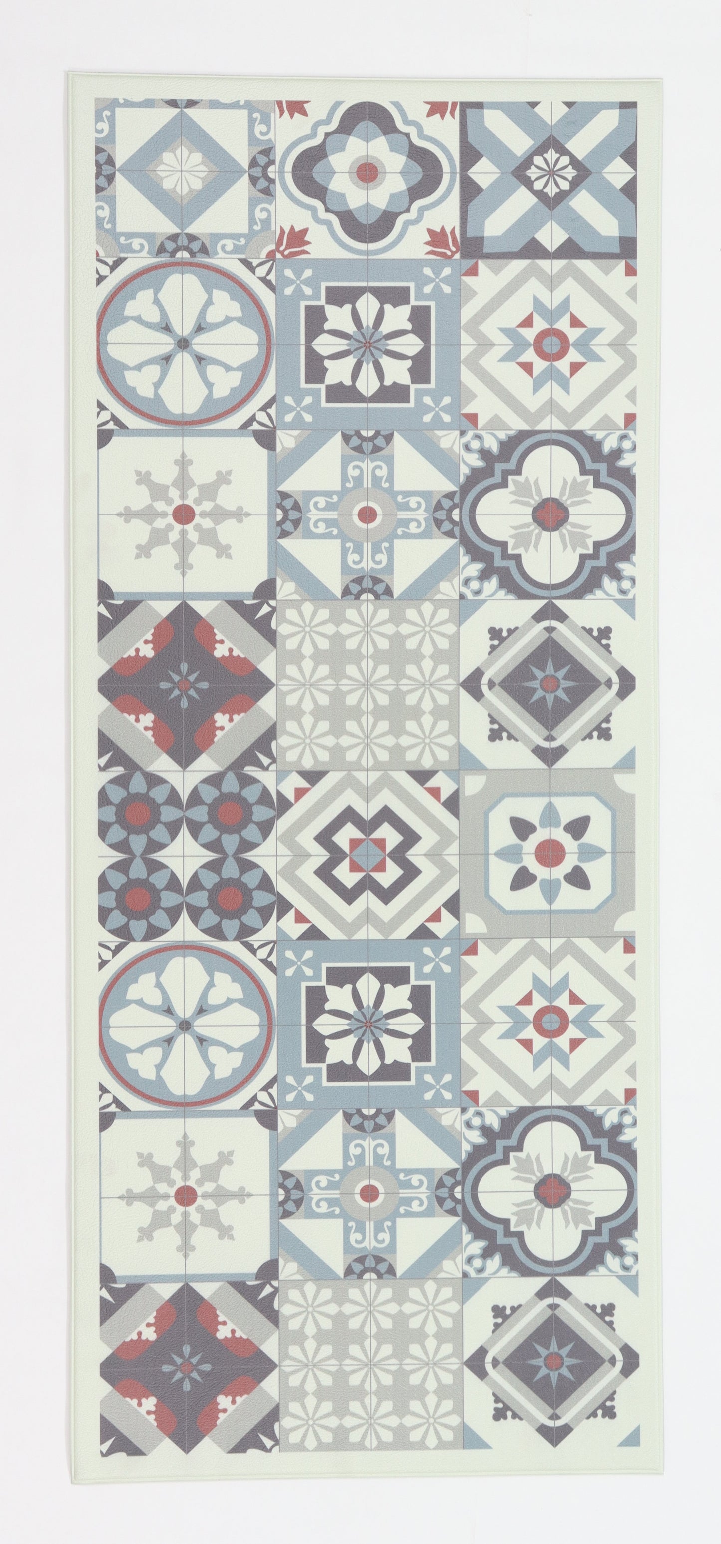 שטיח למטבח אריח כחול