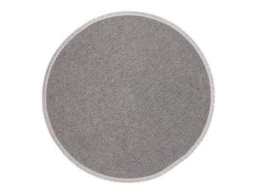 שטיח סקאי 02 אפור כהה עגול