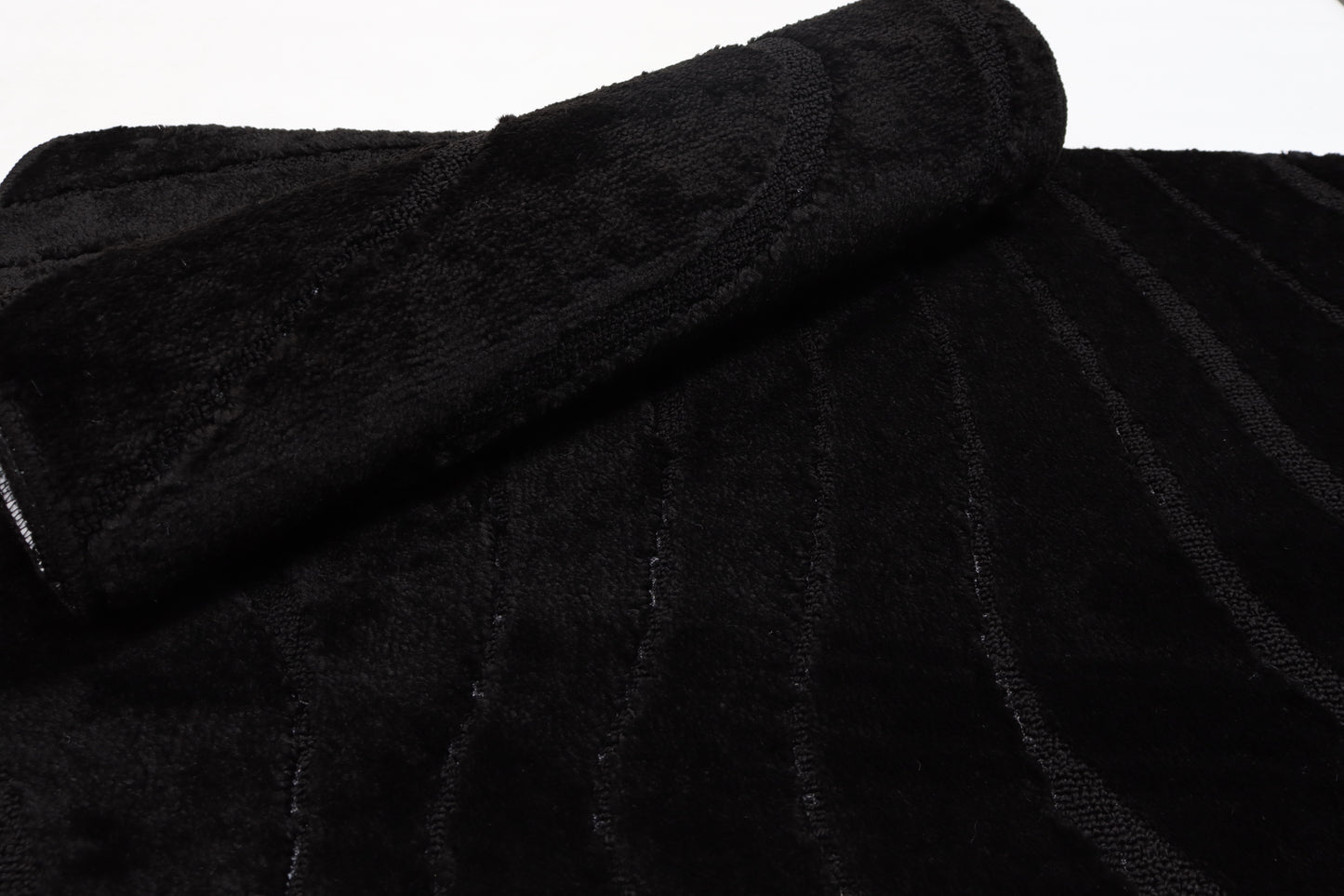 שטיח אמבטיה קלינס שחור