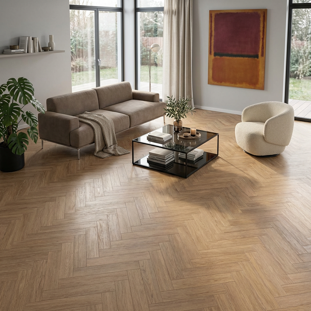 פרקט למינציה EGGER NATURE SENSE פישבון EL2134